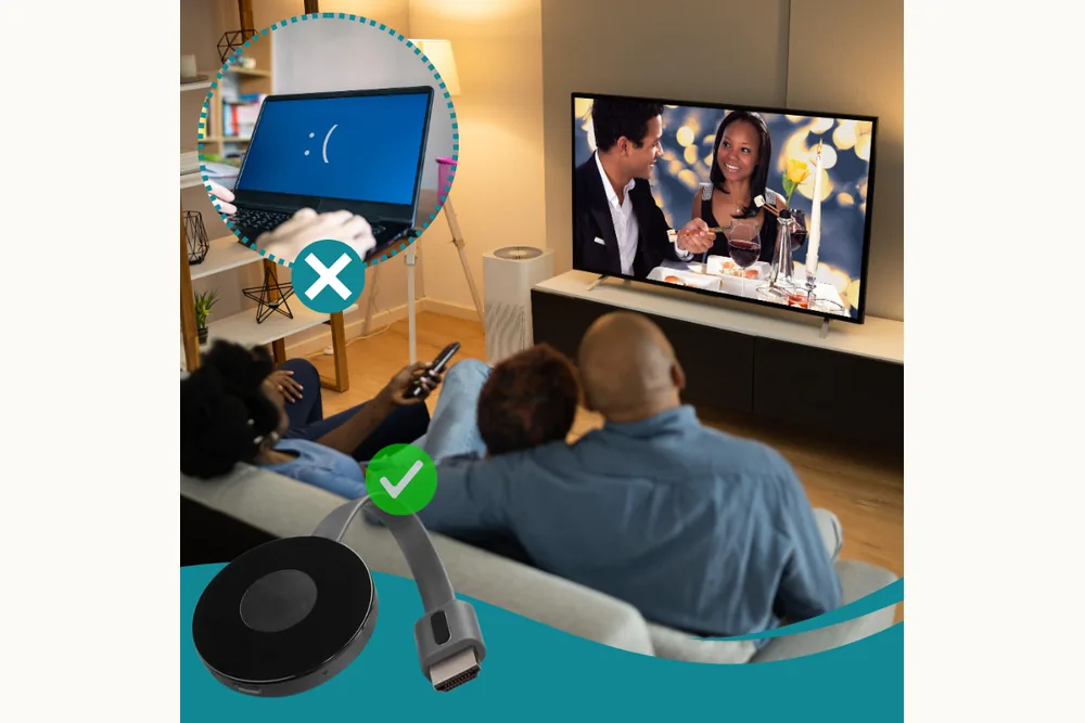 Television and connected streaming setup